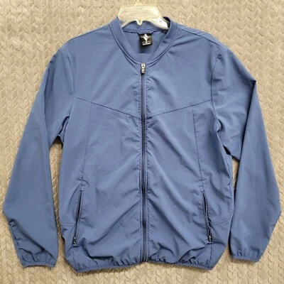 Chaqueta Skechers Adulto Medio Azul Cortavientos Protección contra la Lluvia Cremallera Completa Hombres Foto 1 de 4
