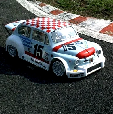 Fiat Abarth TCR 1000 - Model Verona MV2000.1 Delta Plastic Lexan 1:5 Trasparente - Immagine 1 di 4