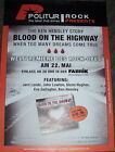 KEN HENSLEY (Uriah Heep) Tour Poster HAMBURG 22.05.07 Deep Purple / Glenn Hughes