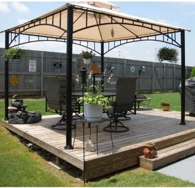 Сменный навес для Target Madaga Gazebo Riplock 500 верхний ярус 52 дюйма x 52 дюйма onl - Изображение 1 из 4