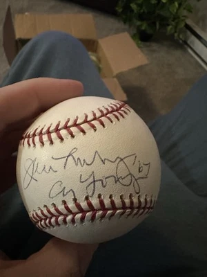 Jim Lonborg Firmado 1967 Liga Americana de Béisbol Red Sox T2 Foto 1 de 2