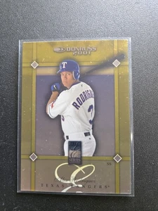 2001 Donruss Elite Series ⚾ Alex Rodriguez #ES-4 /2500 Texas Rangers - Picture 1 of 3