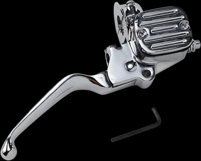 Cilindro maestro de freno delantero cromado DS 11/16 diámetro HD Road Glide 98-06 Foto 1 de 3