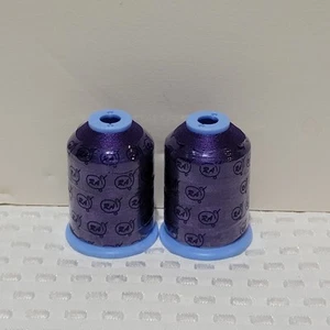 2 New Robison-Anton Embroidery Thread Polyester 1100 yd PURPLE 9021 lot 462628 - Picture 1 of 3