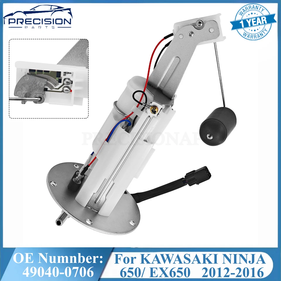 49040-0706 For 2012-2016 KAWASAKI NINJA 650 EX650 ER6N FUEL PUMP GAS Assembly Foto 1 de 4