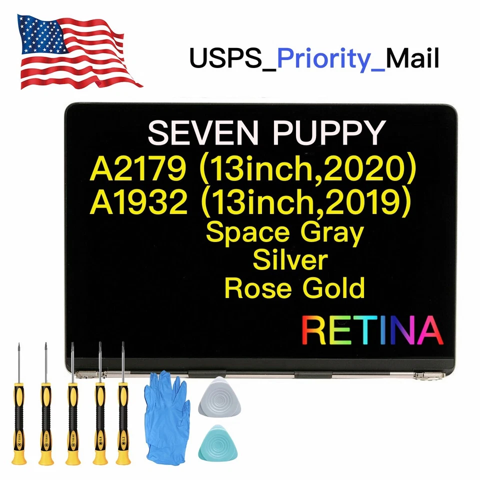 Nuevo para MacBook Air A1932 2019 / A2179 2020 pantalla LCD repuesto A+++ Foto 1 de 4