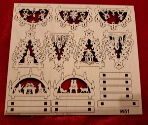 1 Tag für Sammler W51 sind 8 neueste Schwibbögen mit Sockel Mini Weihnacht 2025 - Bild 1 von 1