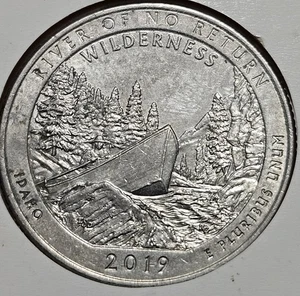 W River Of No Return Wilderness 2019 lanzamiento limitado US West Point Quarter 25C 5 - Imagen 1 de 2
