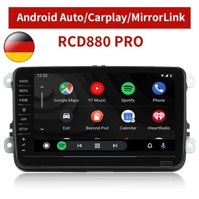 8 zoll RCD330 2 880 PRO Carplay Android Auto Autoradio Stereo Für VW Golf Tiguan - Bild 1 von 4