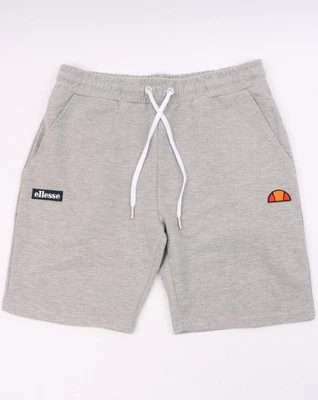 Ellesse Sweat Shorts en Gris Marl - Pantalones cortos de lana de algodón, bolsillos, informales Foto 1 de 3