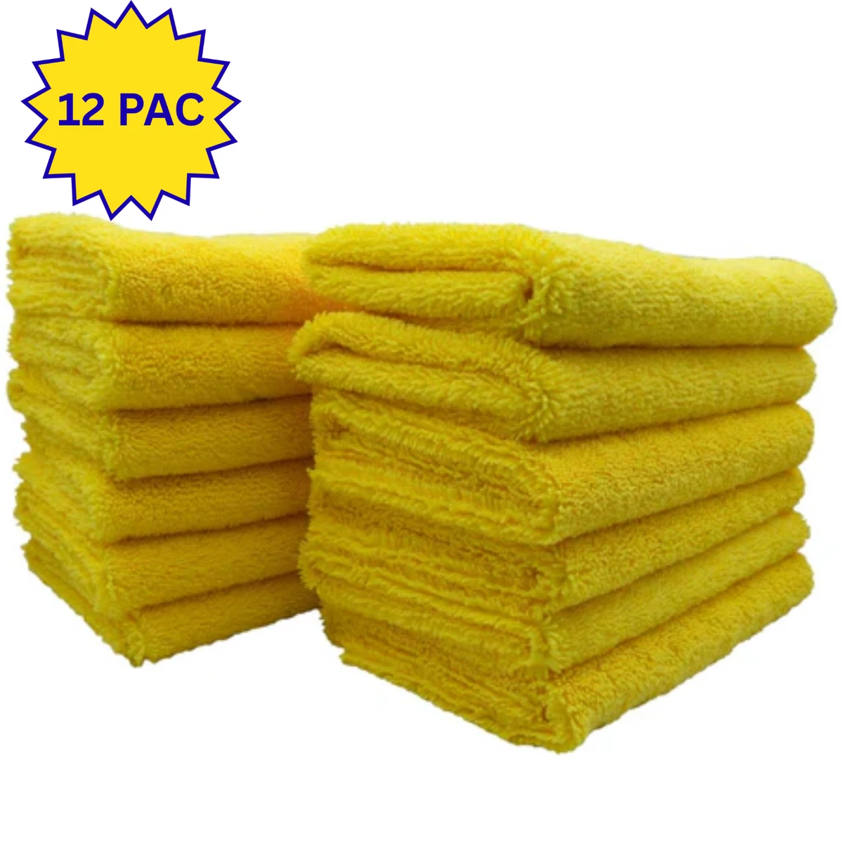 Paños Microfibra 75mm Para Pulido - Pack De 10 Unidades Con Velcro