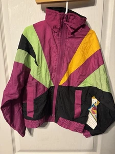 Dead Stock Vintage Causal Time Kids Windbreaker - Picture 1 of 4