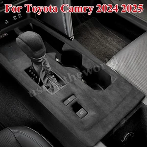 For Toyota Camry 2024 2025 2026 Alcantara Black Interior Accessories Cover Trim - Picture 1 of 32