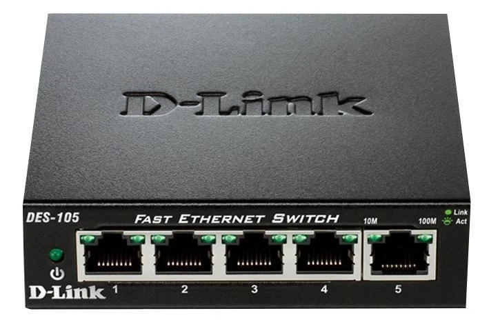 D-LINK - Suis Ethernet 5-Port Pantas - Image 1 of 1