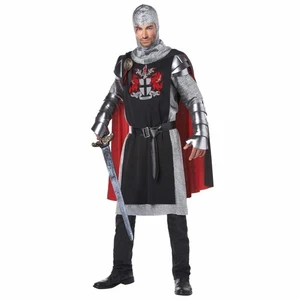 Medieval Knight Renaissance Crusader Warrior Men Costume L/XL - Picture 1 of 1