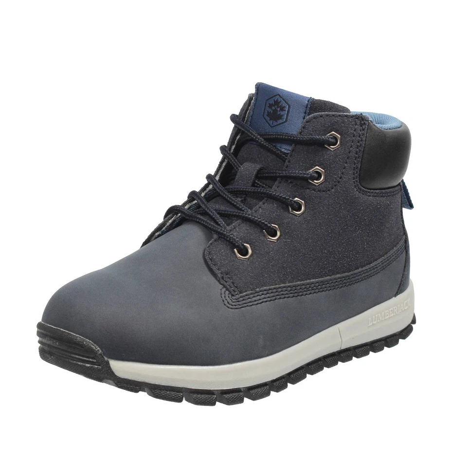 Lumberjack Saturn - Scarponcini Con Cerniera Blu - Junior Scarpe Bambino - Immagine 1 di 3