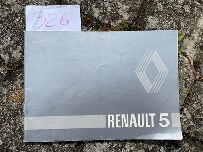 Libretto uso e manutenzione Renault 5 - 06/1980 Originale - Immagine 1 di 4