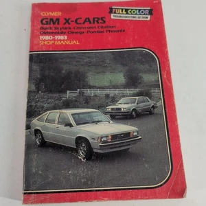 Clymer GM X-Cars Shop Manual Buick Skylark Citation Omega Phoenix 1980-1983 - Picture 1 of 7