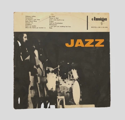 Amiga Jazz Germany GDR Import 850009 Mono Compilation Vintage 1964 Vinyl NM - Image 1 of 4