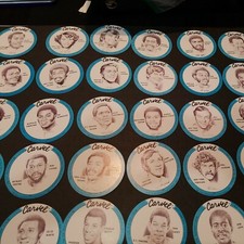 1975 CARVEL 36 DISC NBA COMPLETE SET  ALL MINT JABBER,HAVLICEK,JACKSON,BRADLEY 
