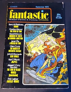 Fantastic Stories September 1973 Glen Cook/Gordon Eklund Fantasy 130 pages F/FN+ - Picture 1 of 4