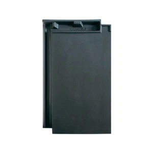 Creaton Domino Glattziegel schwarz matt engobiert - Bild 1 von 2