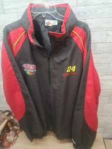 Jeff Gordon 24 Dupont Windbreaker Men's Jacket XL Winners Circle Nascar - Picture 1 of 5