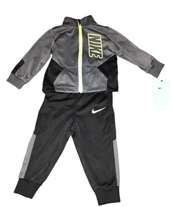 Nike Baby Boys' 2-Piece Tracksuit Pants Set - Black Size 12 Months - Picture 1 of 9