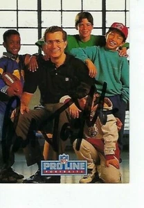 PAUL TAGLIABUE SIGNED 1992 PRO LNE #7 - NFL COMMISSIONER - Picture 1 of 1