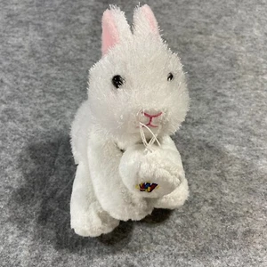 Webkinz Ganz And LIL Kinz Bunny Rabbit White & Pink Plush Soft Toy No Code - Picture 1 of 5