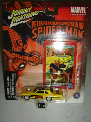 Johnny Lightning Marvel Comics Spider-Man '63 Pontiac Tentest #6 Foto 1 de 2