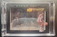 2011-12 Upper Deck Exquisite Deminsions Magic Johnson Auto Shadowbox D-MG