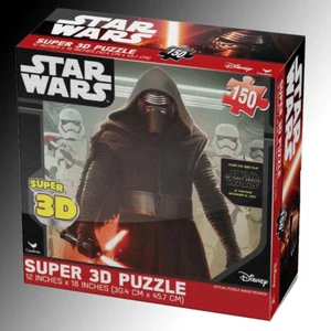 Star Wars Episode VII Super 3D Puzzle by Cardinal (150 Pieces) 12" x 18" - Picture 1 of 3