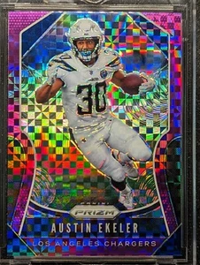 AUSTIN EKELER 2019 Panini Purple Power Prizm SP /49 - Picture 1 of 7