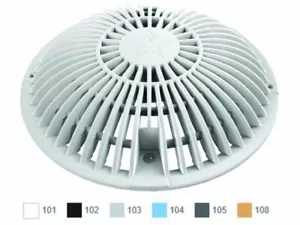 8" COPERCHIO ASPIRAZIONE RETROFIT MOFLOW BIANCO (AQUASTAR POOL PRODUCTS INC - R8MF101) - Foto 1 di 1