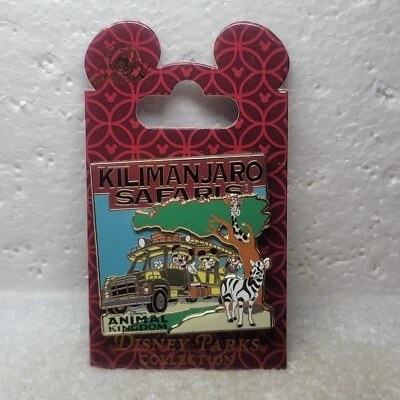 Булавка коллекционная Disney Parks Kilimanjaro Safaris Expedition Mickey Minnie Zebra 2008 - Изображение 1 из 4