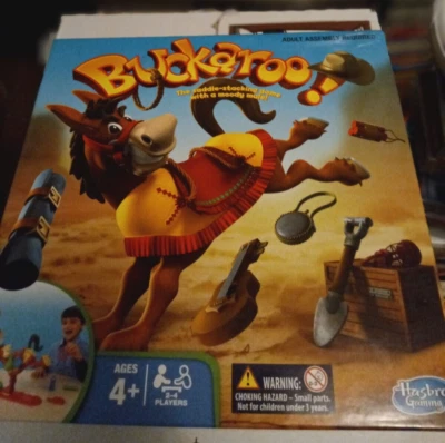 BUCKAROO BOARD GAME - HASBRO GAMES 2014 COMPLETE BUCKING HORSE GAME SADDLE UP - Image 1 of 3