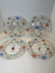 (4) Lenox Nature’s Splendor 8” Salatteller Rentner handbemalt wunderschön! - Bild 1 von 11