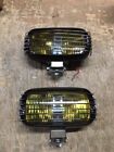 Fog Lights with Steel Bar Covers - Pair