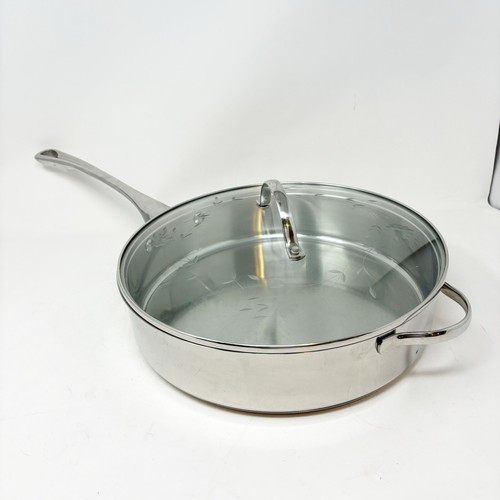 PRINCESS HOUSE 18/10 Stainless Steel Classic 12" Sauté Pan With Cut