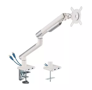 Premium Single Monitor Arm with 3.0 USB Ports, for 17~32"| Mechanical Spring Arm - Picture 1 of 6