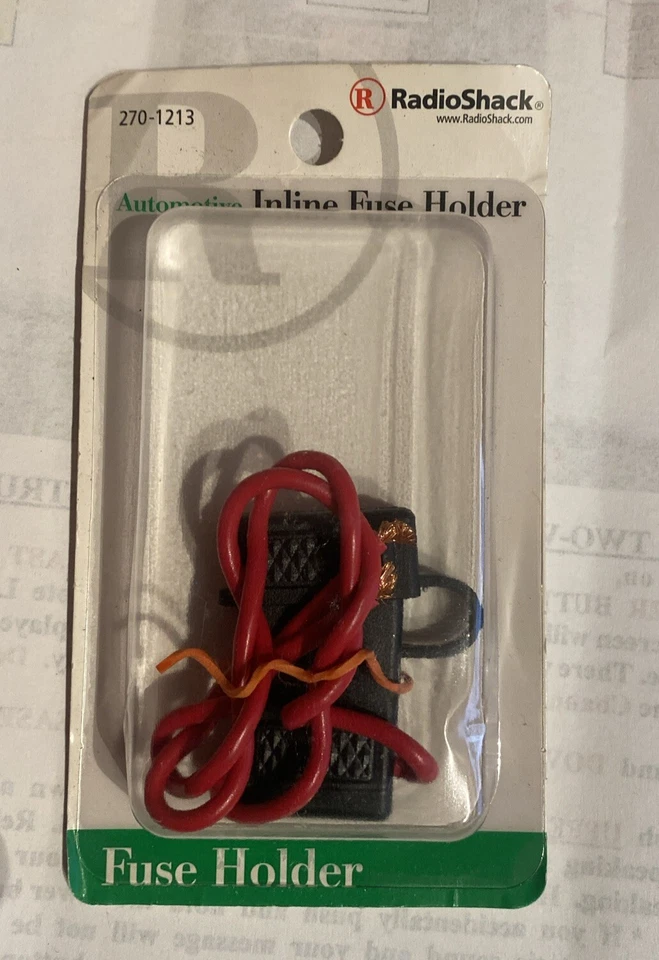Portafusibles en Línea RadioShack 270-1213 para Automóvil Auto Tipo Coche Hoja Plana Foto 1 de 1