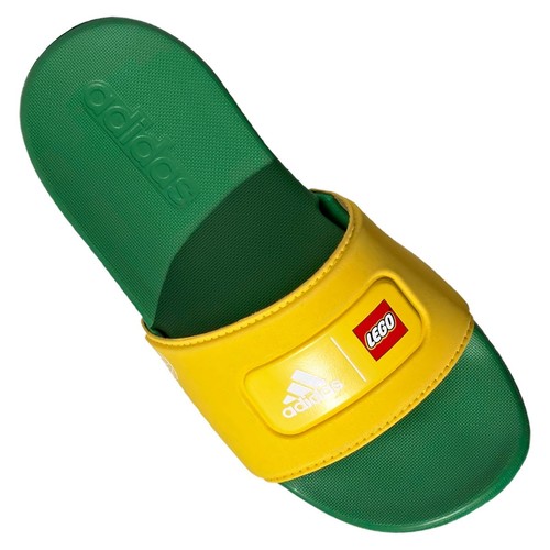 Adidas X Lego® bambini Adilette Comfort scarpe da bagno ciabatte da bagno sandali giallo verde