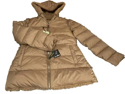 Abrigo acolchado reversible Sam Edelman camel talla S nuevo con etiquetas Foto 1 de 4