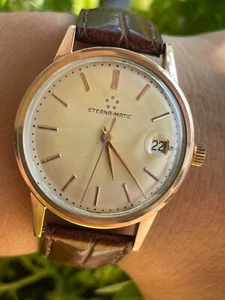 ETERNA MATIC WATCH AUTOMATIC CAL.1426U MENS 34.5mm SWISS MADE JUST SERVICED - Picture 1 of 12