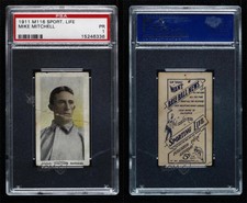 1910-11 Sporting Life - M116 M116 Blue Back Mike Mitchell PSA 1