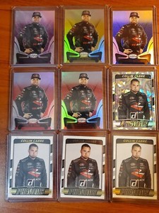 2018 Panini Certified Racing Collin Cabre Purple 6 SP /25 /49 with 9 card lot