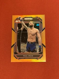 2023 Panini Prizm UFC - Orange Prizm #164 Paul Craig /99 - Picture 1 of 2