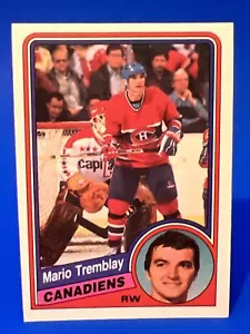 1984-85 O-Pee-Chee Mario Tremblay Card #274 Montreal Canadiens. - Picture 1 of 2