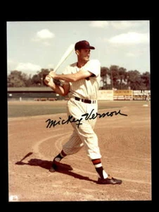 Mickey Vernon Hand Signed 8x10 Photo Autograph Washington Senators - Picture 1 of 2